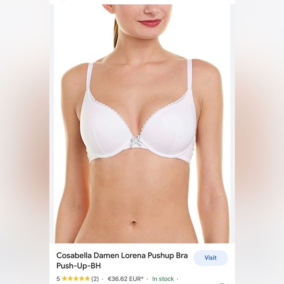 Cosabella push up bra 34C NWOT ππ - Picture 2 of 7